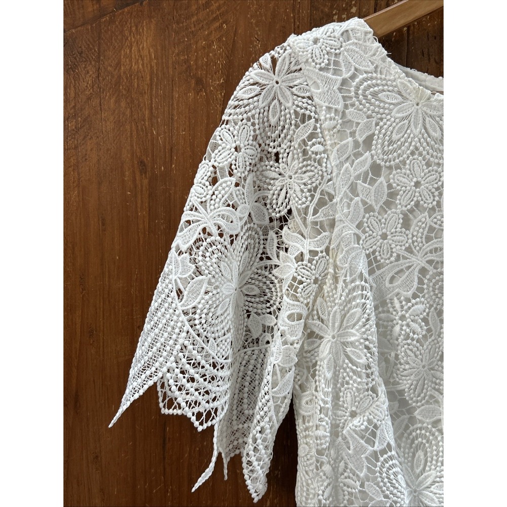 Anthropologie Charleston Lace Mini‎ Dress Retail $180 Sz 0 Gorgeous Worn Once - Picture 3 of 12